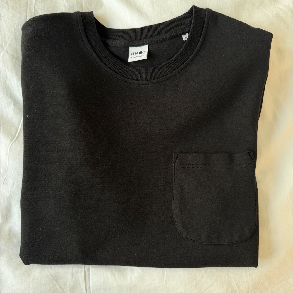 NN07 Black Pocket T-Shirt